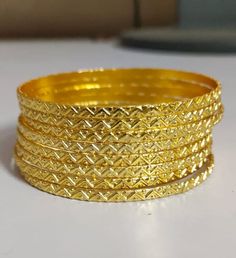 "Indian Gold Bangle, Gold Bracelet Bangle For Women, Stacking Bangle, Gold Bangles, Bridesmaid Gifts jewelry, gift for her, Mother's day gift ♥ DETAILS ♥ *Materials: Brass *Size: All sizes are available. ♥ DELIVERY ♥ *IMPORTANT: Before placing an order, please double-check check your delivery address is correct and complete to avoid delays and lost packages. *You can return your purchased item within 15 days after successful delivery. *We offer a 100% \"Money Back Guarantee\" if you are not satisfied with your purchase. MORE RINGS: https://www.etsy.com/in-en/shop/JewelryIndiaArt Thank you for visiting our shop! If you have any questions, please do not hesitate to send us a message.     JewelryIndiaArt" Gold Bracelet Bangle, Gold Arm Band, Gold Bangles Indian, Bangle Gold, The Bangles, Bridesmaid Gifts Jewelry, Gold Armband, Stacked Bangles, Gifts Jewelry