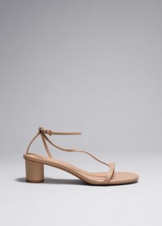 Crafted in luxuriously supple nappa leather, these sandals have rounded almond toes and comfortable round block heels. Finished with delicate tonal buckles. Heel height: 5cm / 2" Bridesmaid Shoes, Fashion Story, Nappa Leather, Heeled Sandals, Leather Sandals, Block Heels, Sandals Heels, Almond, Heel Height