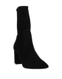 leather, suede effect, no appliqués, solid color, narrow toeline, square heel, covered heel, leather lining, rubber sole, contains non-textile parts of animal origin , Color: Black , Size: 8 Stuart Weitzman Laine Boots, Stuart Weitzman Norah Boots, Womens Boots Ankle, Black Ankle Boots, Stuart Weitzman, Soft Leather, Ankle Boot, Ankle Boots, Solid Color