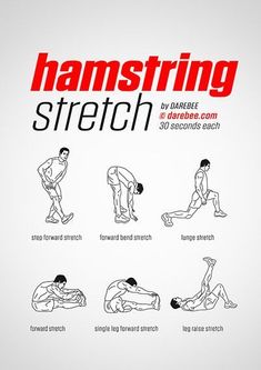 the instructions for hamstring stretch