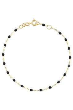 GIGI CLOZEAU-Classic Gigi Bracelet - 6.7in - Black- Black Jewel, Beachy Jewelry, Graduation Jewelry, Discount Jewelry, Travel Jewelry, Jewelry Lover, Gold Style, Everyday Look, Small Gifts