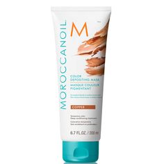 Unleash your inner creativity with the Moroccanoil Color Depositing Mask. This conditioning treatment delivers temporary colour to the hair while reviving the tone of dull, lifeless locks. A fortifying fusion of Amino Acids, Apricot Kernel Oil and ArganID™ technology encourage stronger, healthy looking strands. With a nourishing blend of ingredients, the mask imparts moisturising properties to help eliminate dryness and support hair growth. This Moroccanoil hair mask offers a provisional colour Best Temporary Hair Color, Moroccanoil Color Depositing Mask, Best Shampoo Bars, Color Depositing Mask, Oribe Shampoo, Natural Hair Repair, The Vintage Cosmetic Company, Shea Butter Hair, Tea Tree Shampoo