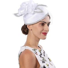 Satin Women Fascinators Hats Hand Wash Only Fascinator Cocktail Hat For Women, 100% Handmade Crown Measures 8 X 7 Inches, With Feather Flower Decoration. Fascinator Cocktail Hat With Four Leaves With Crystal Is Accented And Ribbon Flower And Veil Decoration, And A Crystal Band Is Accented Around The Crown. Chic Mini Hat Headband For Party, Summer Church Headband Headpiece, Adjustable Headpieces For Events, Fitted Hair Accessories For Summer Evenings, Chic Fitted Headband, Chic Fitted Headband Headpiece, Adjustable Summer Headband For Church, Chic Fitted Headband For Parties, Elegant Hair Accessories For Church