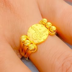 rich-vibrant-turkish-22k-gold-ring 22k Yellow Gold Engraved Ring, Ceremonial Yellow Gold-plated Rings, 22k Yellow Gold Ceremonial Rings, 22k Gold Engraved Ring Gift, Gold 22k Engraved Ring As Gift, Ceremonial 22k Yellow Gold Rings, 22k Gold Ring, Indian Rings, Bridal Jewelry Necklace