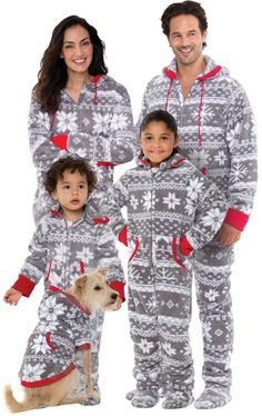 PRICES MAY VARY. Family Approved – We personally test all our PJs to be sure they'll make your family as happy as they make ours. Our pajama styles are made for everyone, even your pets! Hoodie-Footie Style – Ultra-soft, zip-up fleece Hoodie-Footie onesie pajamas featuring a cozy hood, deep kangaroo pockets, wrist cuffs with thumb holes, and footie feet. Match the whole family in our fun exclusive nordic pattern, even the dog! High-Quality Family Pjs – Start a holiday tradition with matching PJs Family Christmas Onesies, Pyjamas Onesie, Hoodie Footie, Family Pjs, Matching Family Christmas Pajamas, Chica Cool, Christmas Onesie, Matching Pjs, Matching Christmas Pajamas