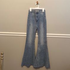 Brand New With Tags High-Waist Bell Bottoms Blue Flare Jeans, Denim Flare Jeans, Low Rise Flare Jeans, Vintage Flare, Citizens Of Humanity Jeans, Flare Leg Jeans, Wide Jeans, Paige Jeans, Medium Wash Jeans