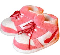 Sneaker Slippers in Pink Valentine Look – Comfy adult AJ slippers for men and women Comfortable Non-slip Low-top Slippers, Sporty Slippers With Round Toe For Leisure, Sporty Round Toe Slippers For Leisure, Sporty Slip-on Slippers For Leisure, Comfortable Low-top Indoor Slippers, Sporty Round Toe Sports Slippers, Sporty Slippers For Sports With Round Toe, Comfortable White Low-top Slippers, Nike Rosa