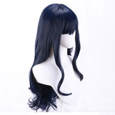 Includin Wig 
 Color: Blue 
 
 Material: Heat Resistant Fiber 
 Gender: Gender-bending available 
 
 If you cannot find and like to buy the costume, wig, shoes, weapon or other accessories of this character, pls not hesitate to contact us 
 Please note that due to different screen resolution, products you receive may have a bit different as the one we show here. Aesthetic Wigs, Dark Nautical Aesthetic, Dark Nautical, Geek Aesthetic, Blue Cosplay Wig, Blue Cosplay, Nautical Aesthetic, Dark Witch, Curly Bangs