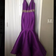 Reposhing This Item I Purchased From @Ericabuck18. Loved It, But Ready To Rotate For Something New. Questions? Leave A Comment Below! Trumpet Dress, Dresses Beautiful, Mac Duggal Dresses, Mac Duggal, Color Purple, Something New, Prom Dresses, Mac, Prom