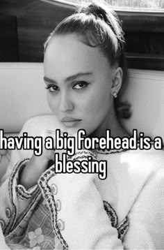 Girls With Big Foreheads Aesthetic, Big Forehead Insecurity, Pretty Girls With Big Foreheads, Big Forehead Tips, Big Forehead Aesthetic, Whisper Of Hearts, Bad Facebook Edits, Forehead Pictures, Hair Covering One Eye