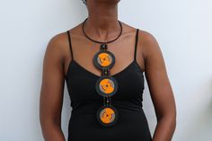 African Pendant necklace, Beaded Fringe Necklace, Beaded Multi-strand necklace, Statement Necklace, Christmas gift for her, Moms gift An elegant necklace that can match any outfit. Handmade by the Maasai women in Kenya using fine beads. Color: Orange Available in different colors. Kindly select your color Dimensions:  Necklace length: 22 inches/ 55 cm Neck size: 15 inches / 38 cm 3-5 days delivery via DHL Express.  Pay shipping fee for the first item only and additional items ship for free. To view more items in our shop, kindly click here:  nkoroicrafts.etsy.com Unique Wooden Beaded Necklaces, Large Beaded Choker For Gifts, Wooden Beads Round Necklace As Gift, Gift Beaded Necklaces With Wooden Beads, Gift Pendant Beaded Necklaces With Large Beads, Wooden Beads Necklace Gift, Gift Wooden Beaded Necklaces, Gift Wooden Beaded Round Necklace, Gift Wooden Beads Necklace