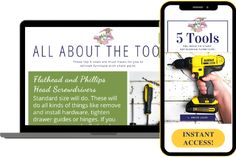 a laptop and phone showing the instructions for how to use tools on an iphone or ipad