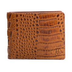 Improved classic design of men`s wallet Embossed full grain vegetable tanned premium leather RFID - protected 3.3"H x 4.1"W x 0.5"D (folded) Holds 6 – 12 cards leather two fold wallet Flat bill section Fabric lining Branded gift box Imported More wallets for men here Leather Wallets For Men, Best Leather Wallet, Wallets For Men, Alligator Skin, Leather Repair, Brown Leather Wallet, Wallet For Men, Leather Wallets, Perfect Gift For Him