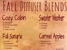 Early Fall Diffuser Blends, Spiced Apple Diffuser Blend, Fall Defuser Blends, Fall Leaves Diffuser Blend, Headache Relief Essential Oils, Anthro Autumn Diffuser Blend, Young Living Essential Oil Diffuser, Eo Blends