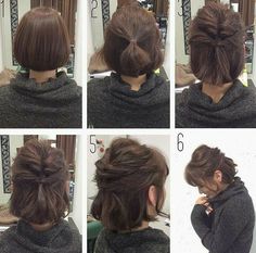 Hair Hoco, Hairdos For Short Hair, Peinados Fáciles Para Cabello Corto, Penteado Cabelo Curto, Hoco Hair Ideas, Short Hair Updo, Hoco Hair, Short Hair Styles Easy, Long Hairstyles