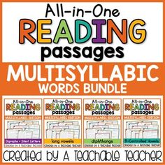 all in one reading passagess for the classroom to use with their own writing skills