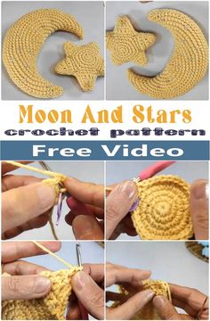 The Moon and Stars crochet pattern creates lovely decorations for any home. Perfect as nursery decor, festive ornaments, or small gifts, these charming pieces add a bit of magic to your space. The simple yet beautiful design brings a touch of celestial beauty to any setting.