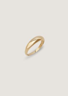 Inspired by Jennie's great grandmother's wedding band, this is a signature timeless piece you'll wear for every occasion. Her soft curves are bold, yet elegant enough to be worn day to night. Make her your trademark. To add a custom engraving on the inside of the band, visit HERE.If you're looking for a hollow version, shop the Dare to Love Dome Ring I. We recommend sizing up by at least half a size if this ring is thicker than what you typically wear. 14k solid gold—alwaysSolid, non hollowWeigh Luxury Classic White Gold Dome Ring, Elegant Diamond Ring With Thick Band For Wedding, Heirloom Stackable Rings With Thick Band, Elegant Thick Band Wedding Diamond Ring, Elegant Wedding Diamond Ring With Thick Band, Luxury Stackable Rings With Thick Band For Wedding, Timeless Domed Yellow Gold Wide Band Ring, Timeless Domed Wide Band Ring In Yellow Gold, Timeless Yellow Gold Domed Wide Band Ring