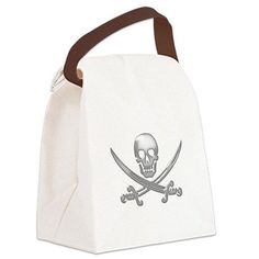 * Jolly Roger Pirate Skull Canvas Lunch Bag by #Gravityx9 at #Cafepress ~* back to school Lunch Accessories * lunch accessories * lunch bags for kids back to school * lunch ideas kids * lunch bag art * lunch bag for kids * school lunch bags * back to school shopping * lunch bags for boys * lunch bags for girls * lunch bags canvas * back to school lunch ideas * back to school lunches * back to school canvas lunch bag * canvas lunch bag * lunch bags reusable * talk like a pirate day 9 Lunch Ideas Back To School, School Lunch Ideas Kids, Lunch Accessories, Boys Lunch Bags, Back To School Lunch Ideas