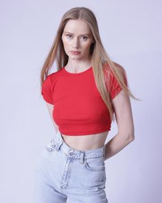 Style up with our casual-chic Twist Shoulder Detailed Ribbed Crop Top. This tank features a round neckline, short sleeves, and a regular fit. Crafted from our ultra-stretchy poly-spandex blend, you can take stylish risks with confidence. Machine wash or professionally dry clean - unleash your fashion fearlessly! Pants Romper, Shorts Dress, Dress Jeans, Denim Crop Top, Sweater Hat, Ribbed Crop Top, Tank Top Camisole, Cami Tanks, Round Neckline