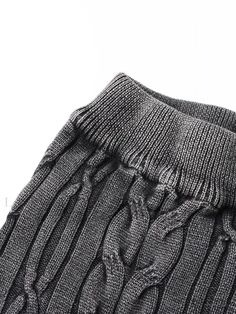 Tiana Knitted Pants Gray Knit Bottoms For Winter, Gray Knit Bottoms For Fall, Tassel Sweater, Knitted Pants, Knit Pants, Designer Style, Wide Leg Denim, Trendy Tops, Winter Wear