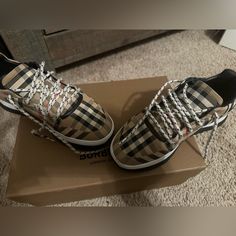 Burberry Sneakers Burberry Sneakers, Burberry Shoes, Boys Shoes, Tan Brown, Kids Shoes, Kids Shop, Burberry, Shoes Sneakers, Sneakers