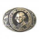 Tony Lama Washington State Seal First Edition Brass US Belt Buckle Rodeo Belt, Rodeo Belt Buckles, Sisters Oregon, Tony Lama, Washington State, Mens Belts, Belt Buckle, Rodeo, Belt Buckles