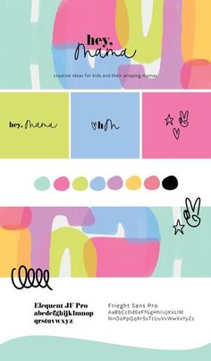 Colors That Mix Well Together, Branding Design Colorful, Bright And Fun Color Palette, Color Palette Design Logo, Graphic Designer Color Palette, Fun Modern Branding, Fun Branding Color Palette, Kids Color Palette Fun, Fun Bright Color Palette