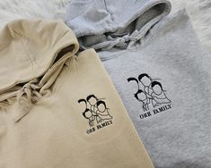 "Embroidered Sketch from Photo Hoodie, Family Matching Embroidery Wifey Date Hoody, Outline Sketch Custom Line Art Jumper, Anniversary Gifts We are experts in creating tailored and top-quality personalization and customization experiences for clothing and accessories. Our committed team has the skills to bring your designs, logos, images, and creative concepts to life, enhancing a wide range of apparel with visually appealing results Make sure not to overlook our limited-time, exclusive offer! E Sketch From Photo, Xmas Gifts For Him, Matching Embroidery, Small Gestures, Embroidered Photo, Matching Hoodies, Faceless Portrait, Portrait Sketches, Garment Labels