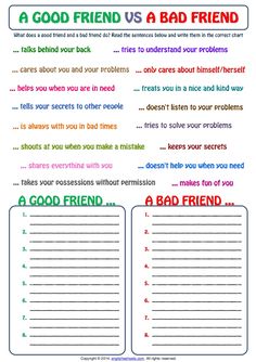 a good friend is a bad friend poster with words and pictures on the back side