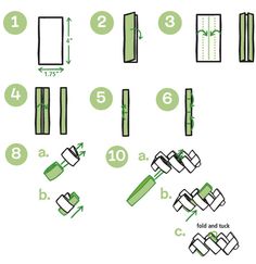 the instructions for how to make an easy folding chair with pictures on it and numbers below