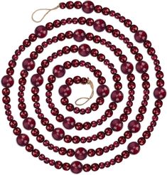 a red beaded necklace and bracelet set