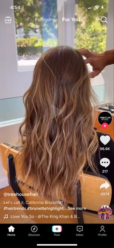 California Brunette, Summer Blonde Hair, Brunette Hair With Highlights, Brunette Balayage Hair, Honey Blonde Hair, Blonde Hair Shades, Summer Hair Color For Brunettes, Hair Color And Cut