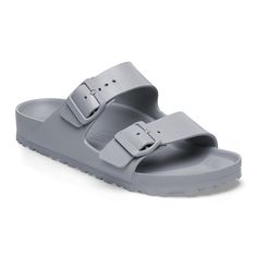 Our best-selling sandal in an ultra-lightweight style. The Arizona EVA sandal is made from water-friendly material giving you a flexible design built on the contoured footbed you love most. The perfect throw-and-go style for everything from the pool to post-workout. Contoured footbed for legendary BIRKENSTOCK® support Made from single piece of EVA Water-friendly lightweight & flexible Two adjustable straps with pin buckles Made in Germany Stone Coin Birkenstock, Birkenstock Arizona Eva, Arizona Eva, Ski Bag, Snow Accessories, Sup Accessories, Birkenstock Sandals Arizona, Two Strap Sandals, Snow Outfit