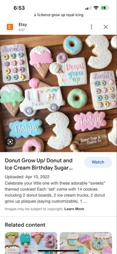 the facebook page for donut grow up doughnuts