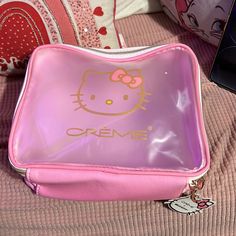 New Never Used Trendy Hello Kitty Pouch Bag, Hello Kitty Makeup Bag, Kitty Makeup, Hello Kitty Makeup, Travel Bags, Makeup Bag, Hello Kitty, Bag Lady, Kitty