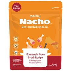 made by nacho cat - crafted out food broth recipe with chicken chunks, 3 25oz