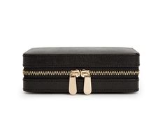 Palermo Zip Case | WOLF Luxury Rectangular Travel Jewelry Storage Case, Luxury Rectangular Jewelry Storage Case For Travel, Luxury Rectangular Jewelry Storage For Travel, Elegant Gold Rectangular Jewelry Storage Case, Luxury Gold Rectangular Jewelry Storage, Luxury Rectangular Jewelry Storage For Formal Use, Luxury Rectangular Jewelry Storage For Formal Occasion, Elegant Rectangular Jewelry Storage, Elegant Jewelry Storage For Travel