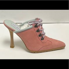 Steve Madden Pink Nubuck 3 Inch Heels Steve Maden Pink Heels, Steve Madden Black Heels, Steve Madden High Heels, Blush Heels, Metallic High Heels, Red Suede Heels, Sparkle Heels, Silver High Heels, Caged Heels