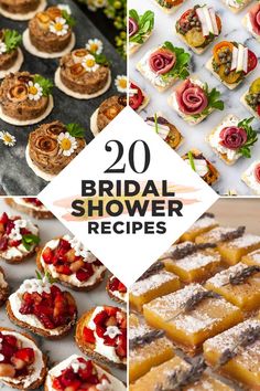 the top 20 bridal shower recipes