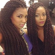 20 Of The Hottest Jumbo Marley Twists Styles Found On Pinterest [Gallery]  Read the article here - http://www.blackhairinformation.com/general-articles/playlists/20-of-the-hottest-jumbo-marley-twists-styles-found-on-pinterest-gallery/ Marley Twists Styles, Marley Twist Styles, Havana Twist Hairstyles, Hair Afro