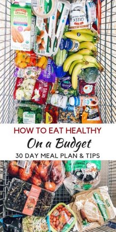 How to Eat Healthy on a budget for a family of four. Family meal planning and meal plan tips including grocery list for eating organic on a budget. Guest Tray, Eat Healthy On A Budget, Monthly Meal Plan, Balanced Food, Moving Hacks, Healthy On A Budget, Pregnant Outfits, Pumping Schedule, Tent House