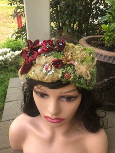 Inspired in a Victorian spring colors unique one of a kind, beautiful color combinations, different textures of fabrics and hand made flowers great for any occasion nice for a gift and a very light in the way. Bohemian Wedding Headband With Handmade Flowers, Bohemian Headpieces With Matching Headband For Party, Bohemian Party Headpieces With Matching Headband, Bohemian Headband With Handmade Flowers, Bohemian Wedding Headpiece With Handmade Flowers, Bohemian Spring Headband, Bohemian Headband For Spring, Unique Handmade Headband, Handmade Bohemian Headpiece For Spring