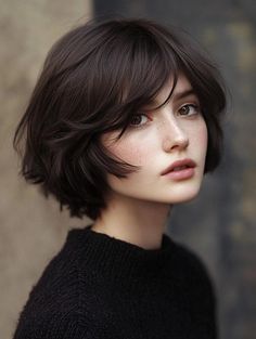 Inverted Bob Back View, Wolfcut Bob, Layered Bob Haircuts, Oval Face Haircuts, Hair Inspiration Short, Shot Hair Styles, Layered Bob, Short Hair Color, Trending Haircuts