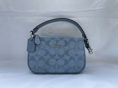 #ad Great Shopping COACH WOMEN'S NOLITA 15 IN SIGNATURE CHAMBRAY IN CORNFLOWER, Fashion Bags Blue Coach Bag, Xoxo Jewelry, Blue Coach, Style Coach, Blue Purse, Coach Outlet, Coach Bag, Blue Bags, Coach Bags