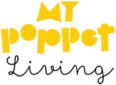 the words, my propet living are written in black and yellow on a white background