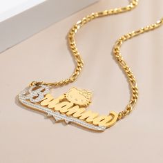 Double Plated Name Necklace - Embrace personalized elegance with our Nameplate Necklace, a stylish statement piece crafted for women. This Two Tone Name Necklace combines sophistication and sentimentality with its double plated design, making it a perfect choice for a heartfelt Valentine's Day gift. Personalize it with a name for a unique touch, celebrating individuality and charm in every wear. ITEM SPECIFICATIONS Material: High-quality Stainless Steel Finish: Silver, Gold, Rose Gold Feature: A Personalized Nameplate Necklace, Tarnish Resistant, Custom Silver Nameplate Necklace In Gold Plated, Personalized Nameplate Necklace Tarnish Resistant, Custom Silver Gold Plated Nameplate Necklace, Tarnish Resistant Nameplate Necklace For Personalized Gift, Personalized Tarnish Resistant Nameplate Necklace, Personalized Tarnish-resistant Nameplate Necklace, Silver Tarnish Resistant Nameplate Necklace, Silver Tarnish-resistant Nameplate Necklace