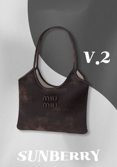 an image of a brown bag with the words v2 on it and sunberry