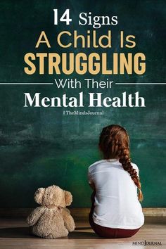 Just like grown-ups, children can sometimes struggle with their mental health too, and that's why it's crucial for parents to keep an eye on the warning signs. Mental Health Awareness Day, Minds Journal, Women Health Care, Mental Health Disorders, Better Parent, Mentally Strong, The Warning, Mental Health Support, Grown Ups