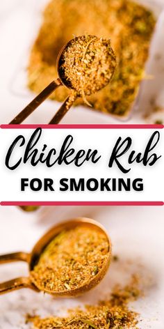 This homemade Chicken Rub for Smoking makes boring chicken amazing!  If you really want to up the flavor of your chicken, this is the way to do it! Chicken Rubs For Smoker, Dry Rub For Smoked Chicken, Smoked Chicken Seasoning, Chicken Rub Recipes Smokers, Dry Seasoning For Chicken, Chicken Rub For Smoker, Chicken Rubs For Grilling